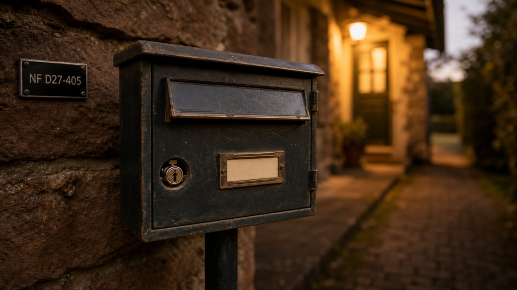 Boites aux lettres normes et serrure Pass Facteur