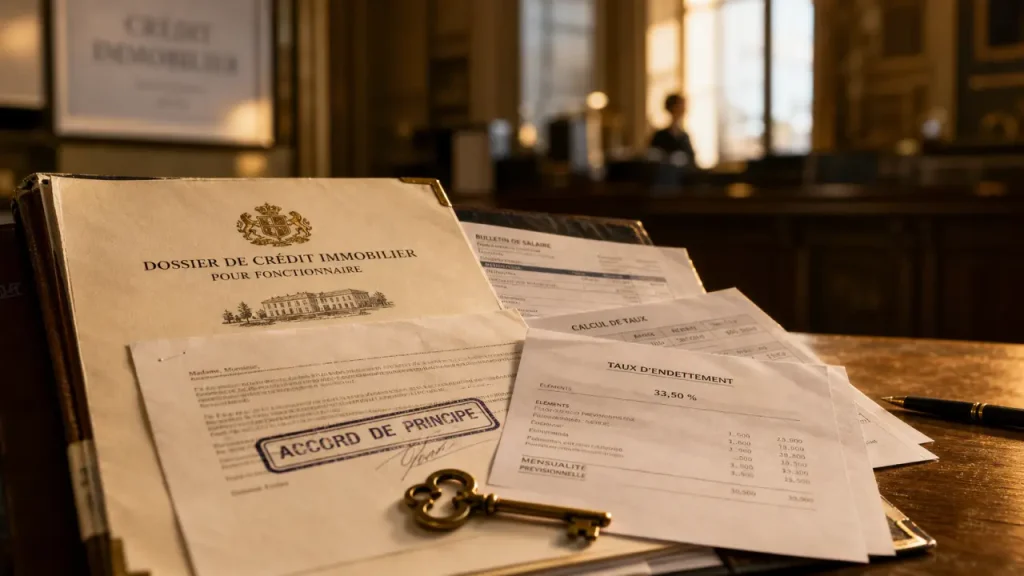 Crédit fonctionnaire immobilier : titulaire, stagiaire ou contractuel, PAS, BRS et dossier à préparer