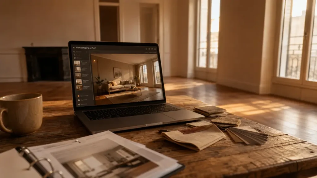 Home staging virtuel : comment vendre plus vite sans travaux lourds