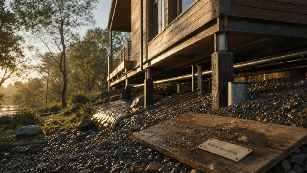 Maison sur pilotis : une solution adaptée aux terrains difficiles, à condition de traiter l’isolation