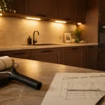 Rénover sa cuisine sans changer les meubles : façades repeintes, crédence et poignées noires
