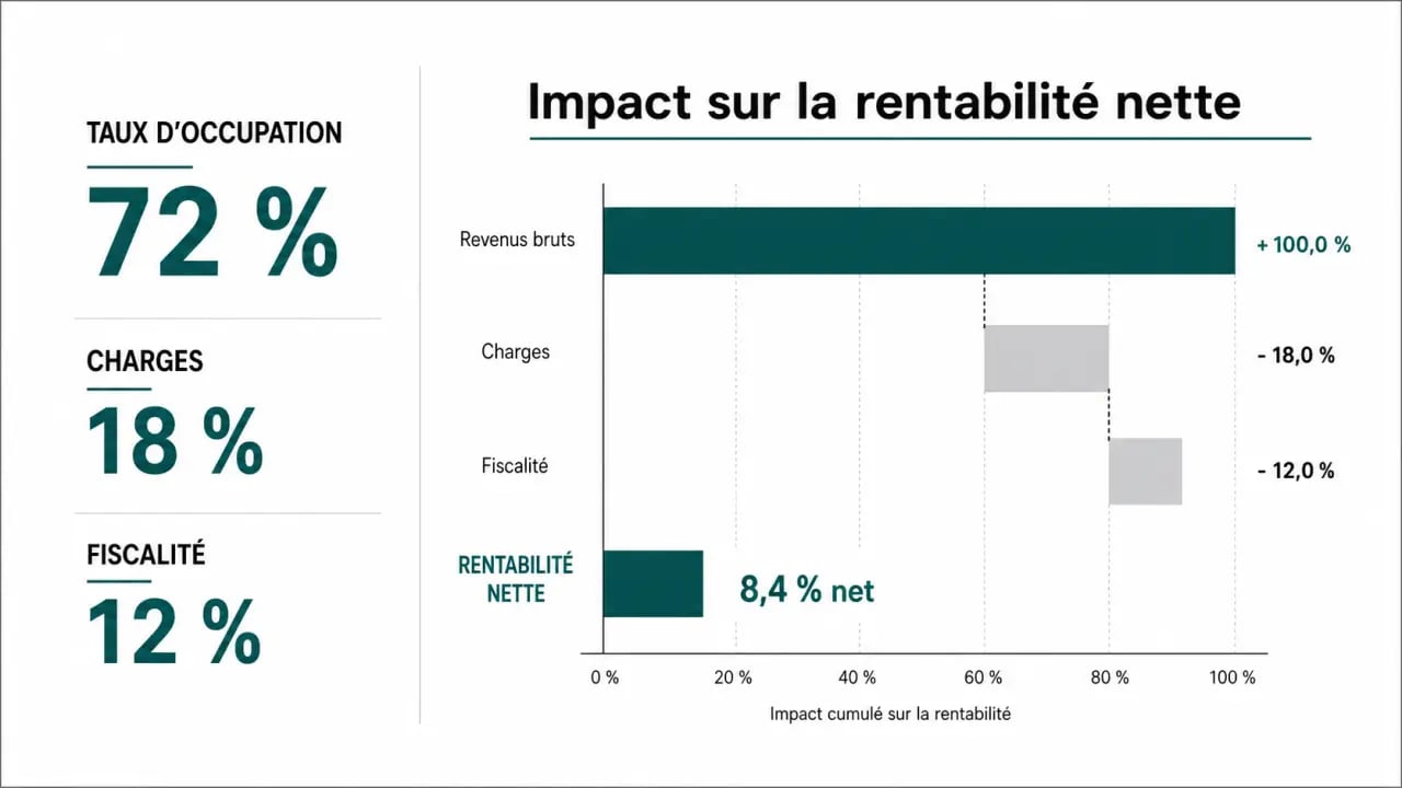 Optimiser la rentabilité de son investissement locatif saisonnier avec un visuel sur le taux d’occupation, les charges et la fiscalité
