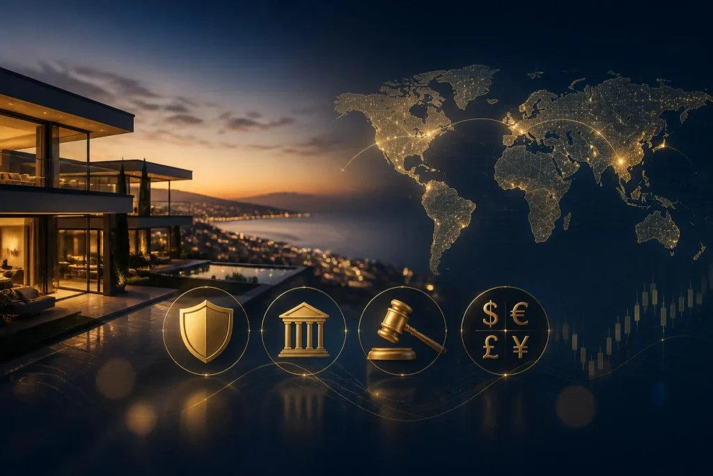 Immobilier de luxe à l’international : rendement, fiscalité et liquidité, les vrais critères de diversification