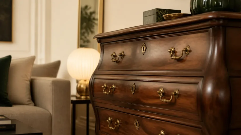 70/30 et 3 styles maximum : la méthode pour marier Louis Philippe et contemporain sans effet brocante