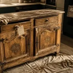 Relooking meuble breton : buffet ancien rénové en style contemporain