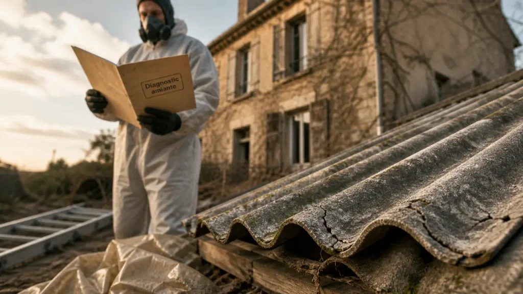 Toit en amiante : le danger dépend surtout de l’état des plaques