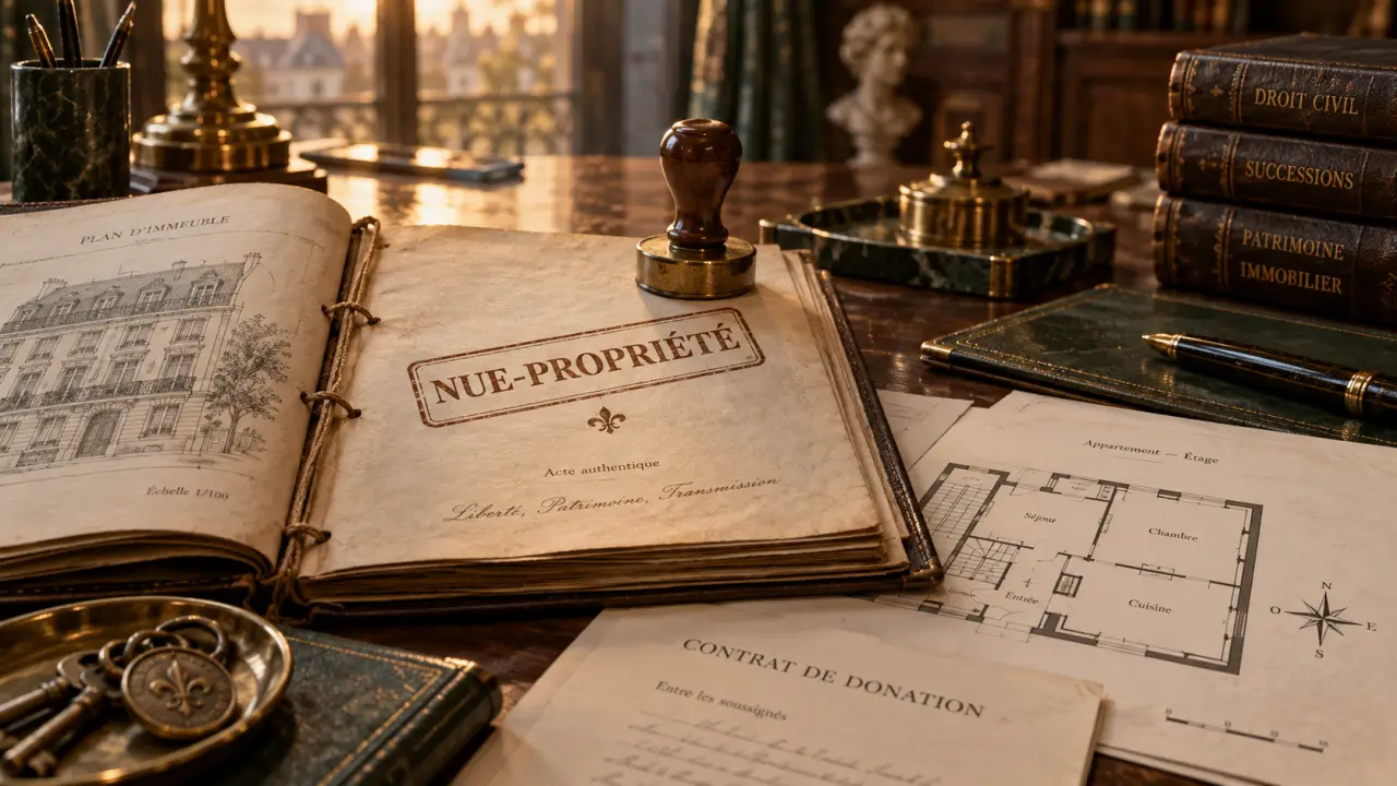 Nu propriété def : dossier notaire sur nue-propriété