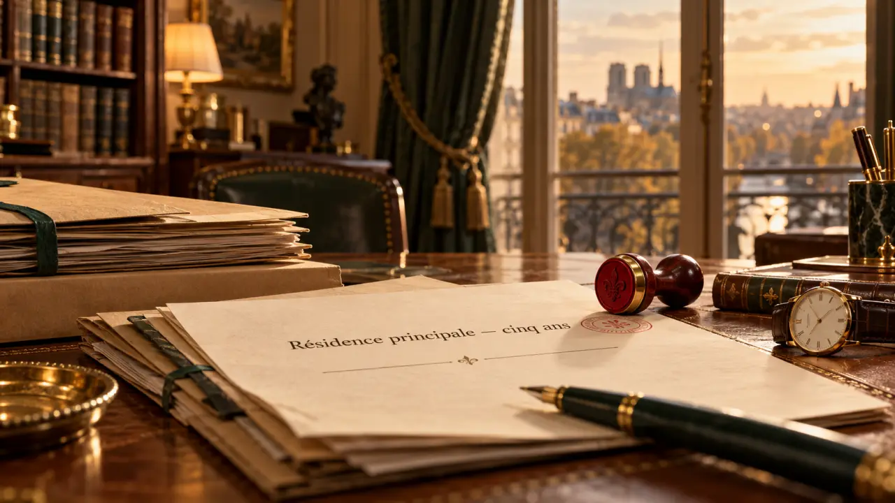 Amendement plus value immobilière : 5 ans d’occupation résidence principale