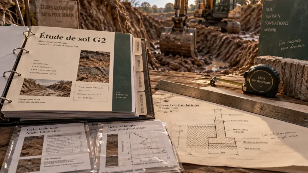 Étude de sol G2 obligatoire ou pas ? La réponse dépend de votre terrain